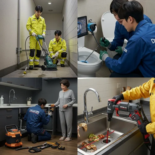 구산동 하수구 막힘 하수도 고민 해결사