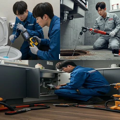 구산동 하수구 막힘 하수도 고민 해결사