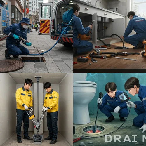 구산동 하수구 막힘 하수도 고민 해결사