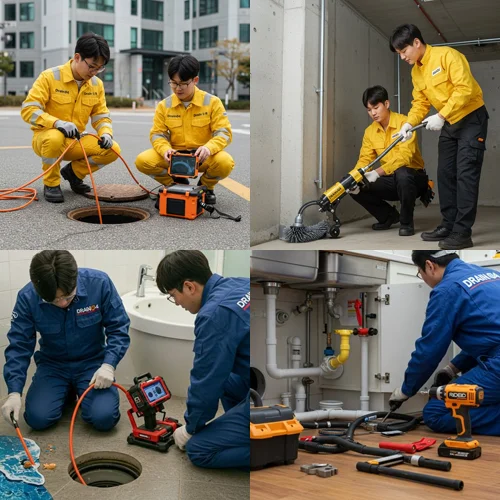 진관동 변기막힘 수리 막힌 속까지