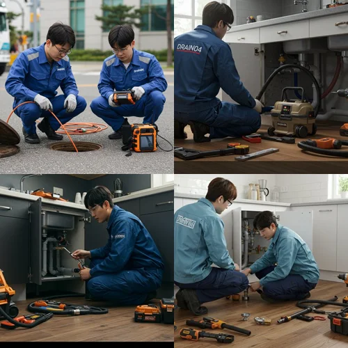 진관동 변기막힘 수리 막힌 속까지