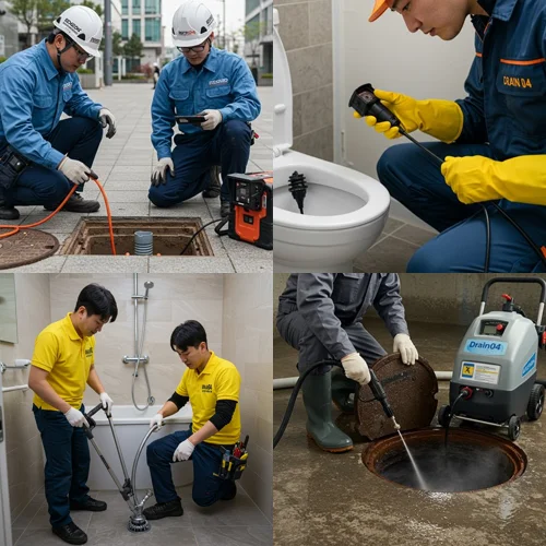 신사동 하수구 막힘 하수도 운까지 뚫어