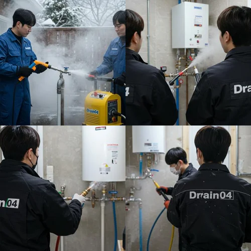 은평구 하수구 해빙 얼었을때 해빙 작업 안전하게 진행