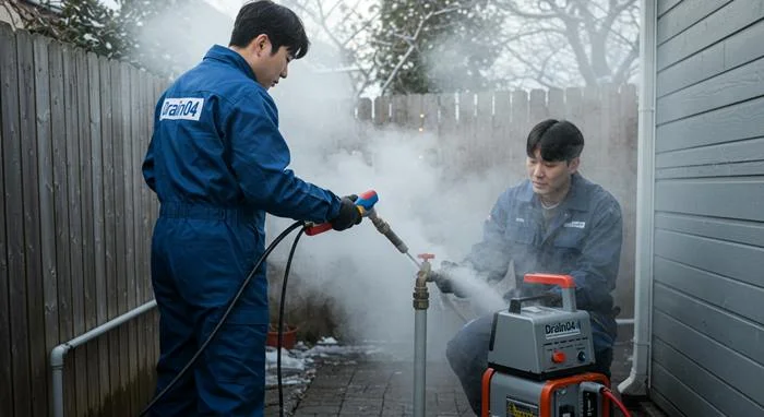 수색동 수도관 동파 하수구 꽁꽁 언 하수도 시원하게