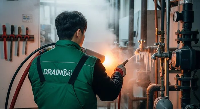 대조동 수도 동파 녹임 해빙 꽁꽁 언 곳 녹여서 복구
