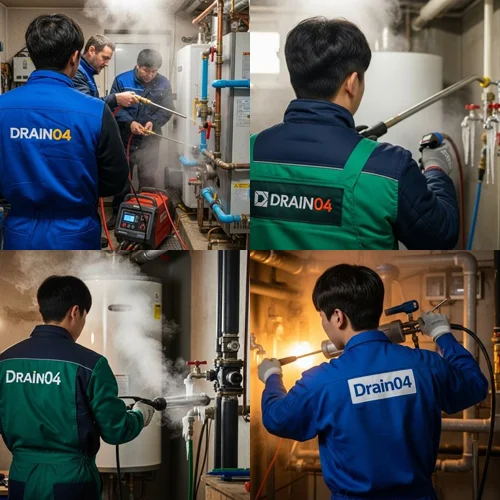 진관동 수도 동파 녹임 해빙 확실하게 녹여서 뚫어