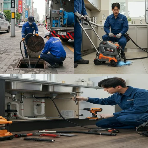 은평구 고압세척 통수 작업