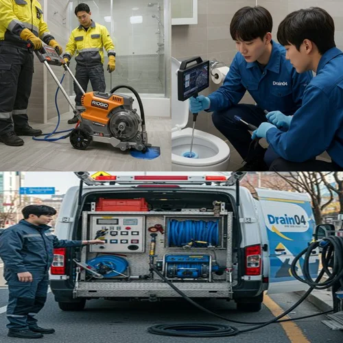 진관동 하수구 막힘 오피스텔