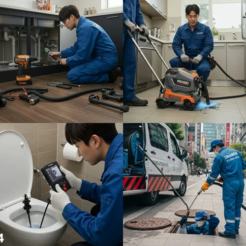 수색동 하수구 막힘 베란다 막힘