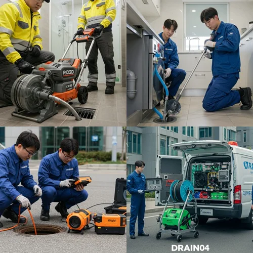 갈현동 하수구 막힘 빌라 주차장