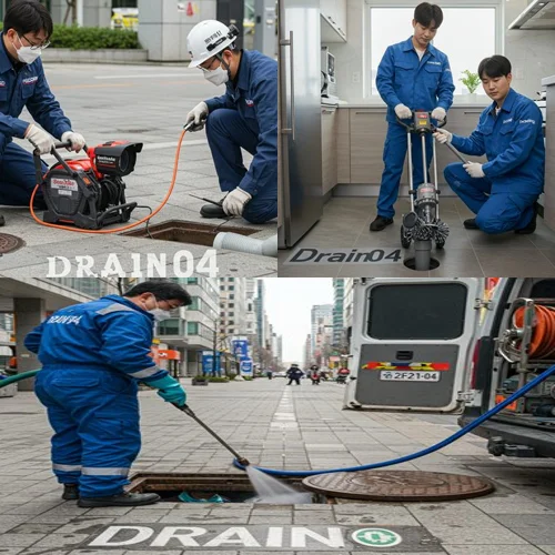 수색동 하수구 막힘 아파트 횡주관