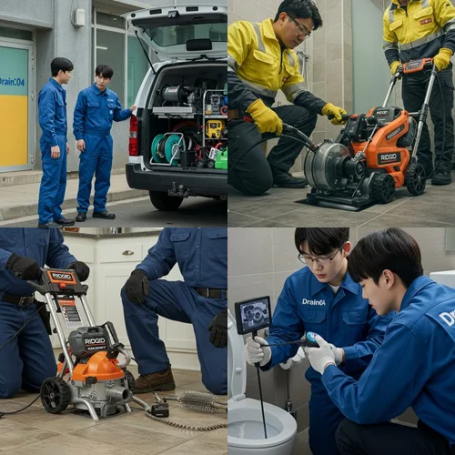 수색동 하수구 막힘 아파트 횡주관