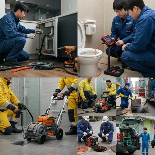 은평구 오수관 하수관 배관 막힘 내시경