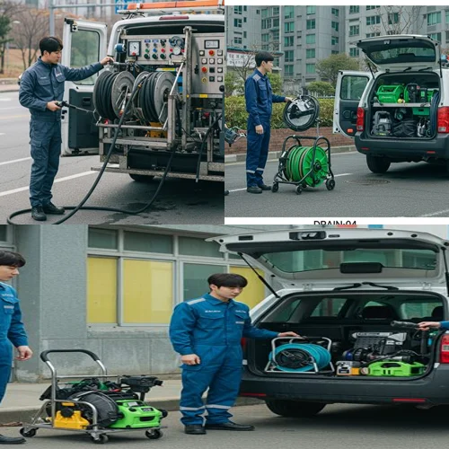 은평구 변기 막힘 관통기 작업