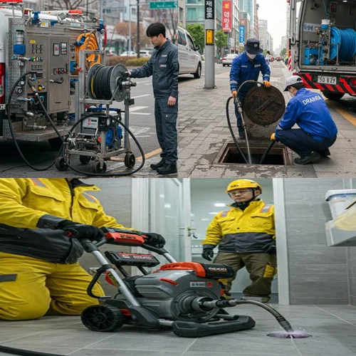 진관동 변기 막힘 레버 고장