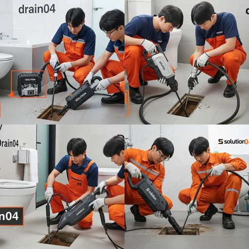 수색동 하수도 막힘 정화조 배관