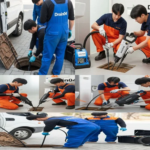 수색동 하수도 막힘 정화조 배관