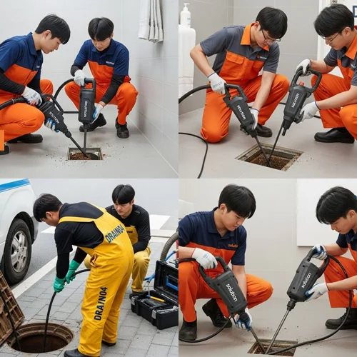 수색동 하수도 막힘 정화조 배관