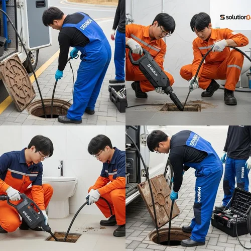 은평구 오수관 하수관 배관 막힘 뚫음