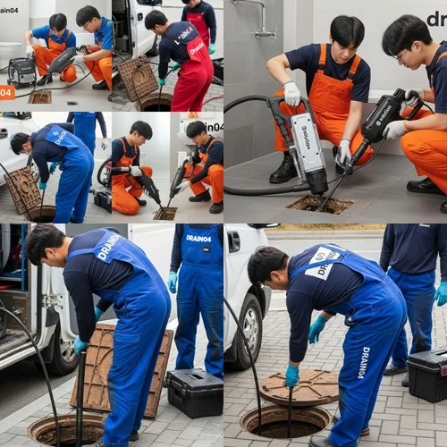 은평구 오수관 하수관 배관 막힘 공사