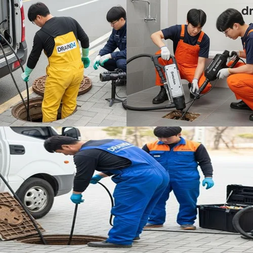 은평구 오수관 하수관 배관 막힘 공사