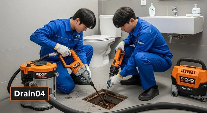 인천 하수구고압세척 인천 주안 공단 배관