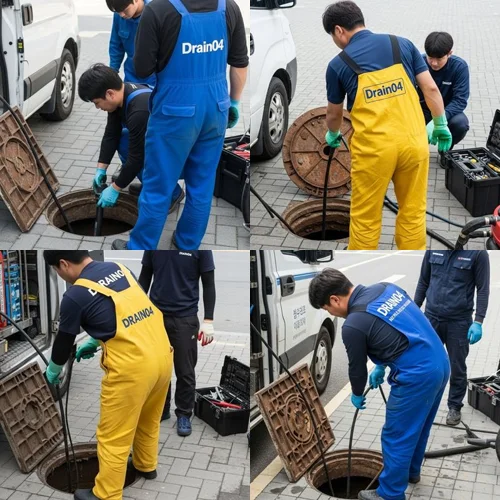 구산동 하수구 막힘 다세대 주택