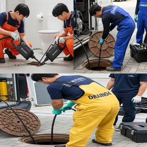 구산동 하수도 막힘 마당 맨홀