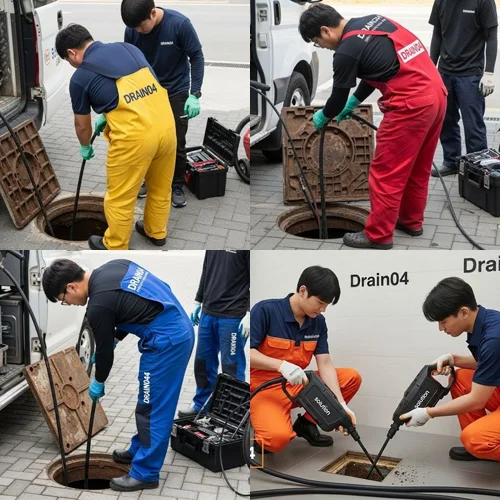 수색동 하수도 막힘 정화조 배관