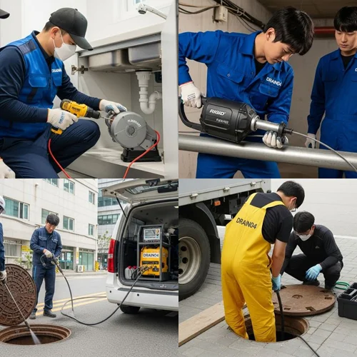 수색동 싱크대막힘 아파트 횡주관