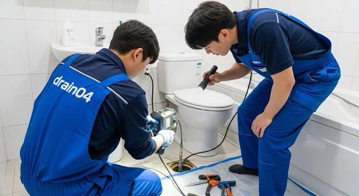 구산동 변기막힘 상가 화장실