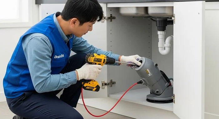 구산동 싱크대막힘 다세대 주방