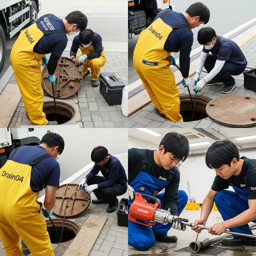 증산동 하수구 배관 막혔을때 청소