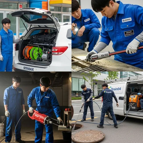 신사동 하수구 배관 막혔을때 뚫음