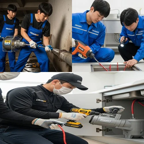 신사동 하수구 배관 막혔을때 뚫음