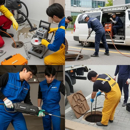 구산동 하수구 배관 막혔을때 상가