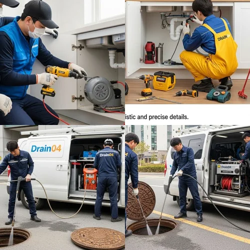 불광동 하수구 뚫음 식당가배관