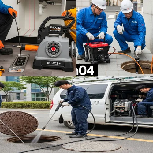 진관동 배수구 막힘 상가바닥