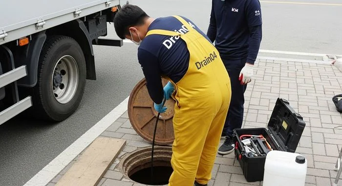 구산동 배수구 막힘 옥상배수관